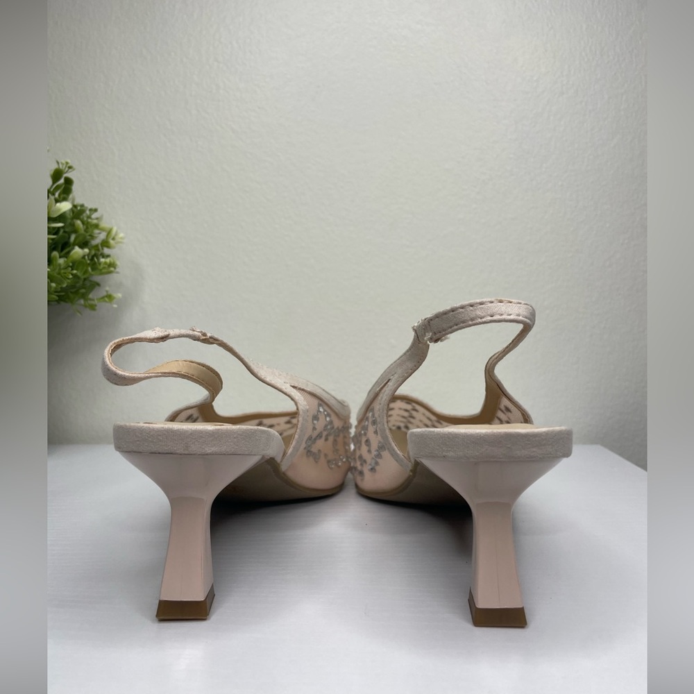 Wild Diva Lounge Rhinestone Mesh Heels โ Size 8 (2โ Heel) - Picture 3 of 6